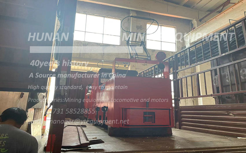 Embarque de locomotora de trolley de 5 toneladas y motor de tracción(图1)