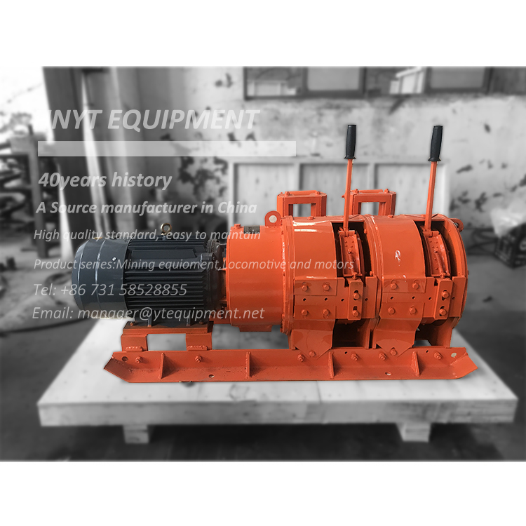 Potente 30 kw cabrestante eléctrico para rastrillar mineral