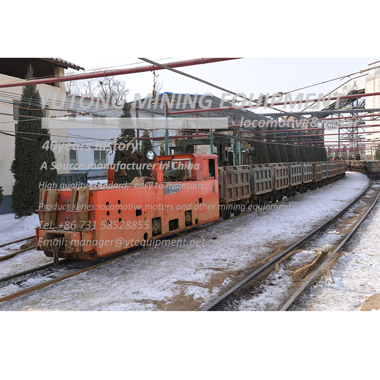 Locomotora de 10 toneladas en minería de oro