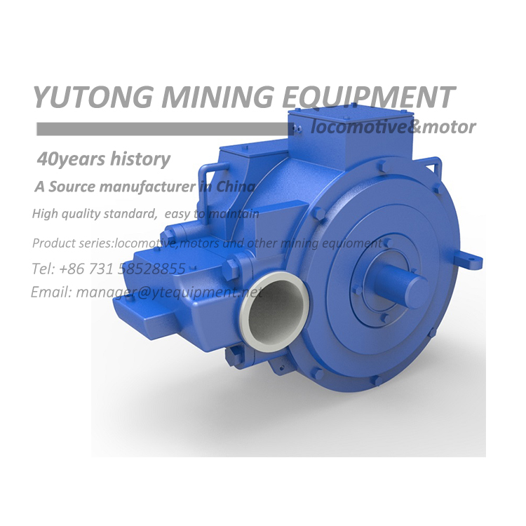 ZQ-24 DC Motor de tracción para locomotora con carro de 10 toneladas