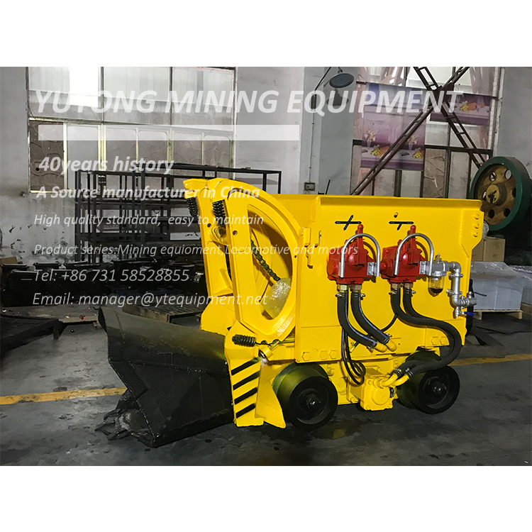 Cargador de pala basculante neumático para minería subterránea
