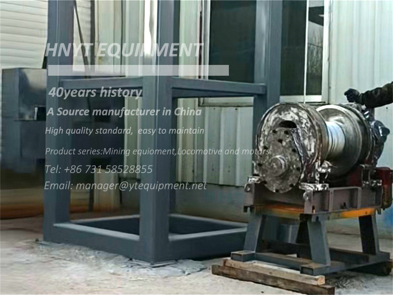 Winch neumático de 15 kW supera con éxito las pruebas de fábrica