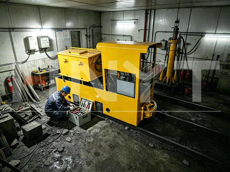 ¿Cómo prolongar la vida útil de su locomotora eléctrica para minería subterránea?(图2) Mining electric locomotive for underground.jpg